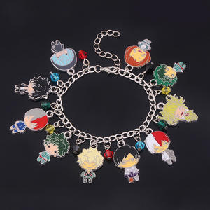 กำไลโลหะเคลือบลายการ์ตูนตัวละครอนิเมะ บาคุโกะ คัตสึกิ และ อิซึกะ มิโดริยะ - Product Image 2