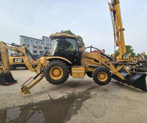 Chargeur sur pneus Caterpillar Cat420F d'occasion original en bon état Chargeur rétrocaveuse Cat 420F d'occasion à vendre - Product Image 2