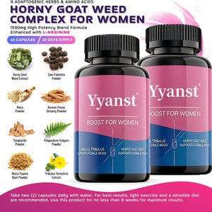 OEM ODM Private Label Capsule | Natural Maca Horny Goat Weed <b>Saw</b> Palmetto Herbal Raw Material Capsules - Product Image 4