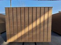 Panneaux HDF, MDF mélaminé, MDF/HDF rainuré pour meubles, panneaux de fibres 15mm 16mm 18mm