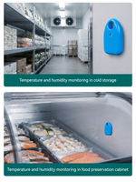 Système de surveillance de la température et de l'humidité pour supermarchés frigorifiques IoT – Kit de capteurs thermométriques