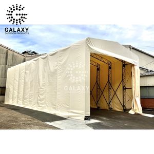 Tente à pousser et à tirer à structure <span class=keywords><strong>de</strong></span> cadre en acier mobile pliable facile <span class=keywords><strong>de</strong></span> haute qualité <span class=keywords><strong>pour</strong></span> entrepôt <span class=keywords><strong>de</strong></span> stockage tente <span class=keywords><strong>de</strong></span> lavage <span class=keywords><strong>de</strong></span> voiture <span class=keywords><strong>pour</strong></span> atelier <span class=keywords><strong>de</strong></span> réparation automobile - Product Image 1