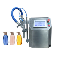 Machine de remplissage semi-automatique de bureau en acier inoxydable 304 pour pâtes, boissons, aliments et huiles essentielles, avec dosage précis