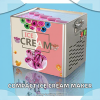 Machine à crème glacée en acier inoxydable de dernière génération pour usage domestique et commercial, machine à crème glacée commerciale