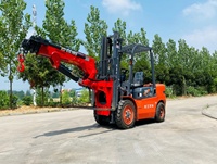 Chariot élévateur-grue OEM ODM 5 tonnes 6 tonnes, couleur personnalisée, hauteur de levage, vente directe usine