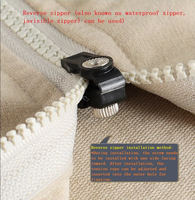 Réparateur de fermeture éclair, accessoires de fermeture éclair universels de remplacement, têtes de fermeture éclair détachables pour sacs à dos, vestes et vêtements