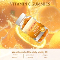 Gummies à la vitamine C en gros, 60 pièces |   Complément alimentaire antioxydant immunitaire au collagène, zinc et vitamine D3 100 mg