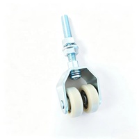 Rail coulissant robuste pour portes à enroulement, kit de roues suspendues pour portes roulantes indiennes