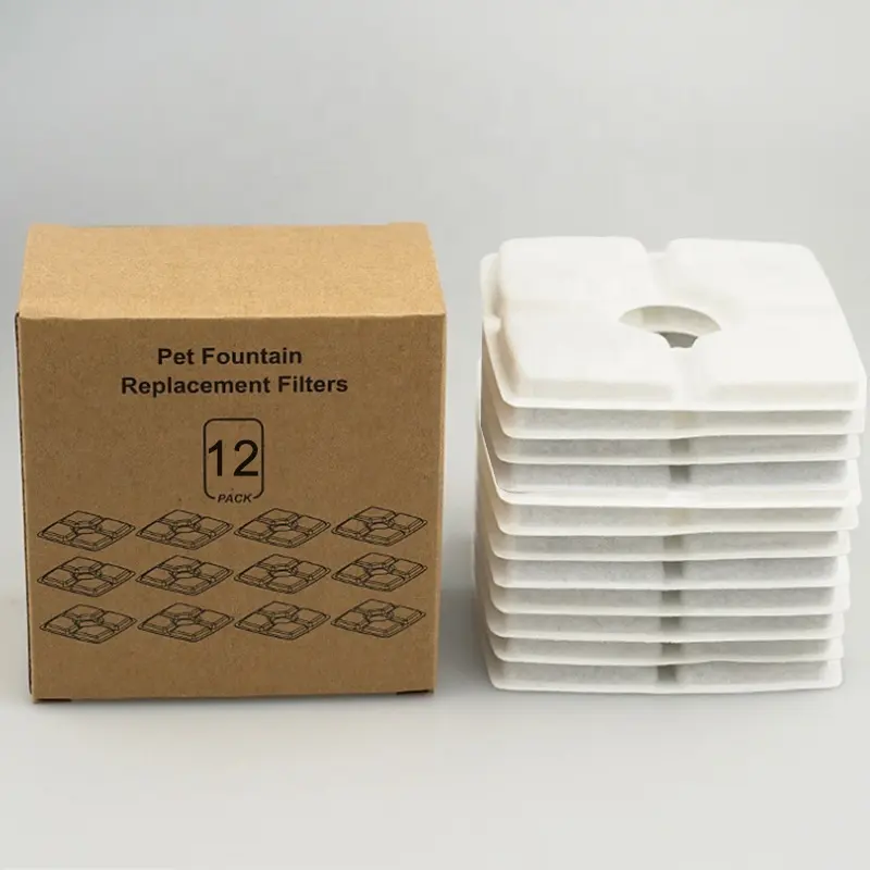 Pet çeşme yedek filtreler Pet aktif karbon reçine filtresi tiryakisi filtre sıcak tarzı 12 adet/kutu