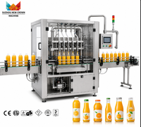 Automatische PET-fles sinaasappelsap vulmachine 200ml-2000ml fruitsap productielijn op maat gemaakt hoge precisie