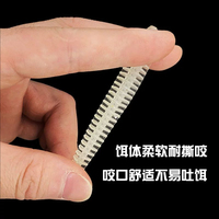 100 leurres souples en silicone en forme de T avec queue de pagaie, 5cm, 6cm, 7.5cm, 9cm, 12cm, pour la pêche