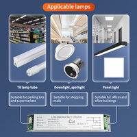 Kit d'alimentation LED de haute qualité avec boîtier métallique CE RoHS, alimentation complète 11,1 V, batterie Li-ion, driver LED d'urgence