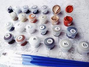 Kit <span class=keywords><strong>de</strong></span> peinture <span class=keywords><strong>de</strong></span> paysage urbain <span class=keywords><strong>de</strong></span> Noël pour enfants, toile DIY, peinture à l'huile facile par numéros - Product Image 6
