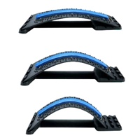 Appareil de massage dorsal en plastique avec support lombaire réglable sur 3 niveaux pour soulager la scoliose et les douleurs lombaires