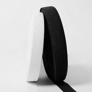 Nhà Máy Đàn Hồi Cao Màu Đen/Trắng Tùy Chỉnh 15Mm-50Mm Dệt <span class=keywords><strong>Ribbon</strong></span> Dệt Kim Bện Đàn Hồi Skinny Ban Nhạc Bán Buôn - Product Image 5