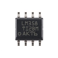 Amplificateur opérationnel double LM358DR Texas Instruments, faible consommation, SOIC-8, montage en surface, -0~+70