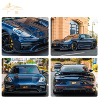 Kit de carrosserie en Fiber de carbone parfaitement adapté pour PORSCHE pour Panamera 971 GTS Turbo nouveau diffuseur arrière et séparateur de pare-chocs avant et arrière