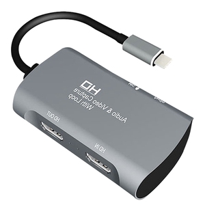 การ์ดจับภาพวิดีโอ4K,1080P 30Fps Full Hd USB บันทึกการจับภาพวิดีโอสำหรับกล้องบันทึกเกม Apparaat Voor Pc <span class=keywords><strong>Mac</strong></span> <span class=keywords><strong>Os</strong></span> - Product Image 5