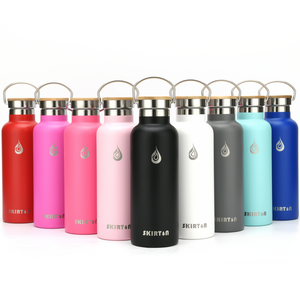 Custom Logo <b>500ml</b> 600ml 750ml 1000ml Wholesale Food Grade Stainless Steel 304 <b>Water</b> <b>Bottle</b> Flasks Powder Coated - Product Image 3