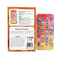 Jouets éducatifs précoces pour enfants en anglais Machine d'apprentissage Jouet téléphone portable Écran couleur LED