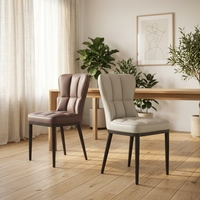 Chaise de salle à manger de luxe moderne pour salon, mobilier de bureau à domicile confortable avec coussin moelleux – Vente en gros