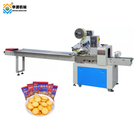 Machine d'emballage automatique de biscuits au chocolat HUAYUAN, petite machine d'emballage horizontale pour barres chocolatées