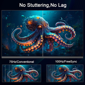 จอภาพขนาด 24 นิ้ว ความละเอียด: 1920 * 1080 (Full HD) อัตราส่วนภาพ: 16:9 ประเภทแผงหน้าจอ: IPS ตัวเลือกอัตราการรีเฟรช: 60Hz - Product Image 4