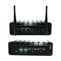 Mini PC industriel avec 2 ports HDMI, 1 port DP prenant en charge l'affichage triple pour l'affichage numérique