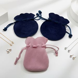 Luxury Customized Pan Style Velvet Pouch for <b>Jewelry</b> for Charm Packaging for Ring Earring <b>Jewelry</b> <b>Storage</b> Velvet Bag - Product Image 6
