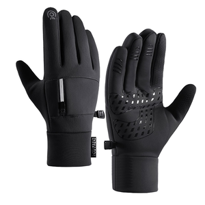 Guantes de Ciclismo WESKOS para Hombre, Invierno, Deportes al Aire Libre, Pantalla Táctil, Impermeables, Poliéster, Agarre Antideslizante, Cierre de Velcro - Product Image 2