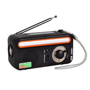 Nuevo Radio de Emergencia con Manivela y Energía Solar para Camping, Radio SOS con Múltiples Bandas FM AM WB SW - Product Image 6