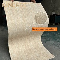 Panel Dinding Batu Tipis Fleksibel dan Lembut, Pemasangan Cepat untuk Dekorasi Dinding Villa, Klub, Interior dan Eksterior Anti Pudar