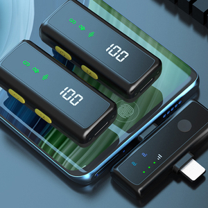 Kabelloses Lavalier-Mikrofon 2,4G Geräuschunterdrückung Digitale Batterieanzeige <span class=keywords><strong>Mini</strong></span>-Design für <span class=keywords><strong>iPhone</strong></span>/Type-C Aufnahme Vlog YouTube - Product Image 6