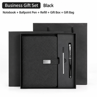 Coffret Cadeau Promotionnel Magic Box : Carnet A5 en Cuir PVC, Stylo Signature, Recharges, Boîte Cadeau Sérigraphiée, Sac Personnalisé