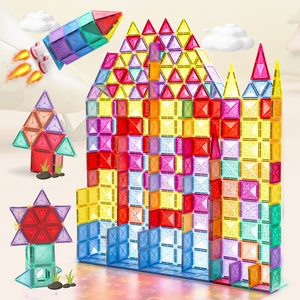 Samtoy 110 pezzo stelo di costruzione del gioco del castello magico mattoncini Set colorato <span class=keywords><strong>3D</strong></span> <span class=keywords><strong>Puzzle</strong></span> magnetico per bambini - Product Image 2