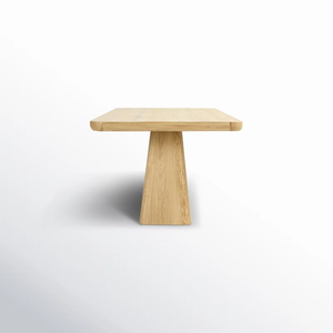 Premium Oak Wood Dining <b>Table</b> Solid Hardwood Frame Natural Finish Dining <b>Table</b> for Home Kitchen Living Room Restaurant Furniture - Product Image 2