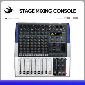 Zhanpeng Mezclador de Audio Profesional, Mezclador de Sonido de 6 Entradas, 99 Efectos Digitales, Mezclador Profesional KV160, 250W/350W - Product Image 2