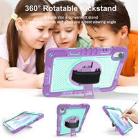Béquille Silicone PC Hybride Housse Bandoulière Coque pour Huawei Matepad 11.5 S 2024