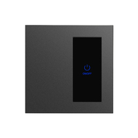 Interrupteur mural intelligent à bouton-poussoir GTD 22MBS KNX 20-30V, norme britannique, 1 bouton, pour hôtel/maison/bureau