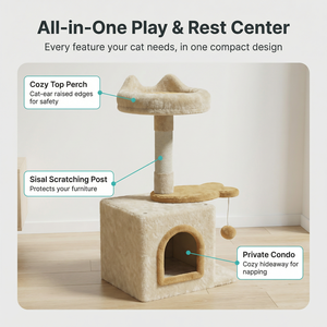 Arbres <span class=keywords><strong>à</strong></span> <span class=keywords><strong>chat</strong></span> de luxe multi-niveaux en sisal pour grands chats, centre d'activités intérieur, condo, perchoir, griffoir - En liquidation - Product Image 3