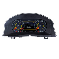 Mise à niveau du tableau de bord LCD 12,3 pouces pour VW Golf MK5 Jetta Eos Tiguan Scirocco, combiné d'instruments numérique, Carplay