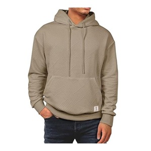 Sweat-shirt à capuche uni |   Sweat à capuche en polaire douce polyester/coton, anti-rétrécissement, respirant, coupe-vent, motif uni - Product Image 1