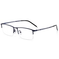 Marco semi sin montura de titanio puro 990070 para gafas ópticas, marco de negocios para hombres, suministro directo de fábrica de alta calidad, gran oferta