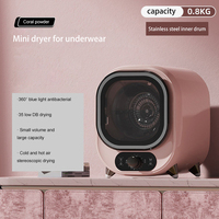Sèche-linge électrique compact portable multifonctionnel translucide Sèche-linge pour vêtements de bébé