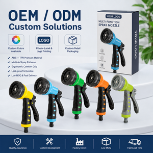7 Adjustable Garden Hose Nozzle Handheld <b>Water</b> Sprayer Heavy Duty <b>Water</b> Spray <b>Gun</b> for Lawn Watering Car Washing - Product Image 6
