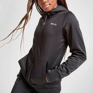 China cheap low moq women winter tracksuit thick warm blank women 2 piece jogging suit sets - Product Image 1