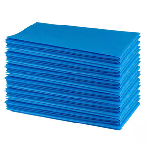 Almohadillas desechables para cama, color azul lago, tela con revestimiento de 33g, 50 piezas, impermeables, resistentes al aceite, para hospitales, clínicas, salones de belleza - Product Image 1