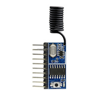 Module récepteur de décodage d'émetteur de codage sans fil 433MHz 6 sorties CH 8 CH