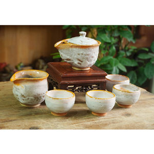 สินค้าขายส่ง ชุดน้ำชาขวดนมสไตล์วาบิซาบิ ชิโนะ ซึรุกิ ทนความร้อนสูง ผลิตด้วยมือ รับสั่งทำพิเศษ - Product Image 6