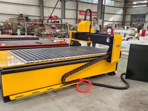 Tốc độ cao <span class=keywords><strong>3</strong></span> trục <span class=keywords><strong>CNC</strong></span> Router Máy ván ép MDF Khắc Cắt động cơ servo 5KW tiêu thụ điện năng giá cả cạnh tranh công cụ - Product Image 4